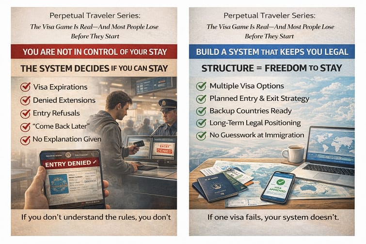 6 perpetual traveler series #6: the visa game is real