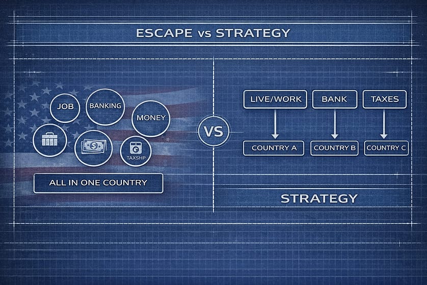 escape vs. strategy escape vs. strategy