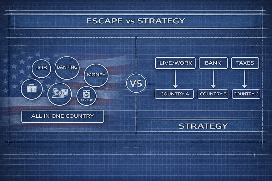escape vs. strategy